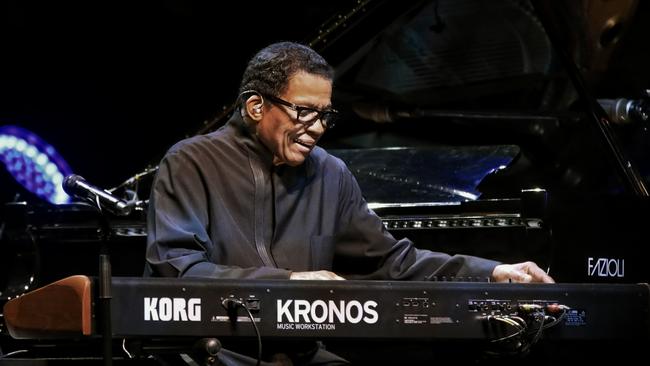 Herbie Hancock performing for Vivid 2019 at Sydney Opera House. Picture: Prudence Upton.