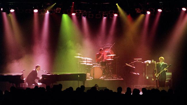 Ben Folds Five performing during a concert at Thebarton Theatre in 1999.