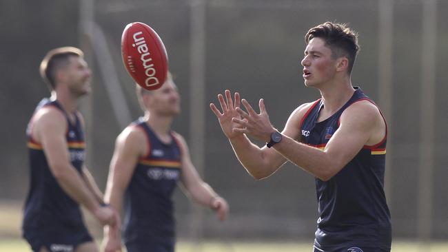 Chayce Jones has been a standout over summer for the Crows. Picture: Dean Martin/AAP