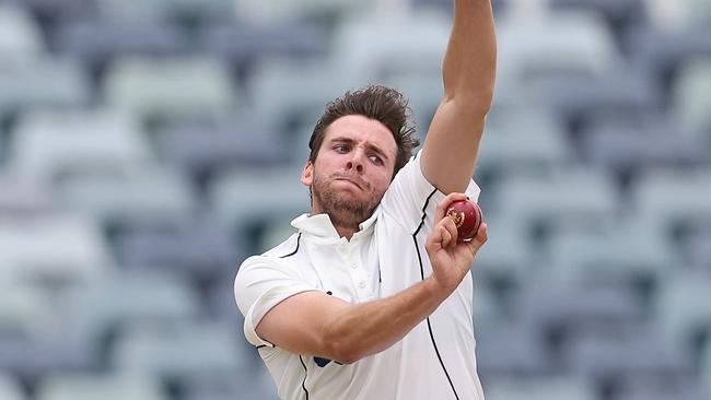 Jhye Richardson is back bowling fast in Western Australia . Picture: Paul Kane/Getty Images