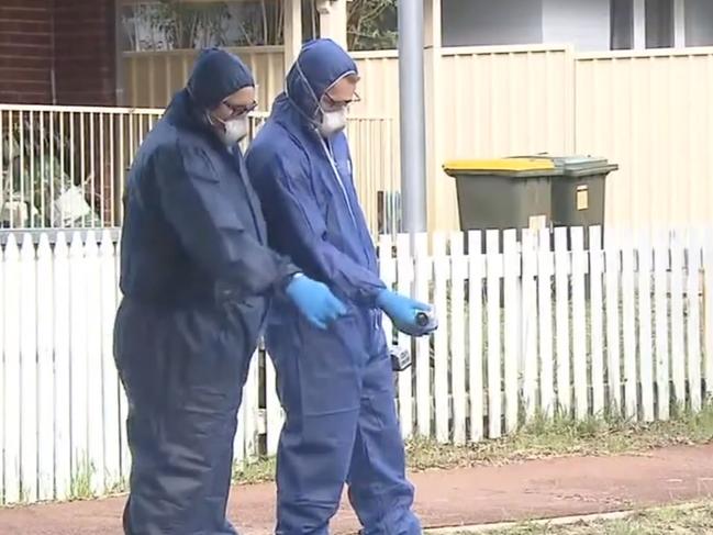 A forensic team is expected to remain at the property for the next few days. Photo: 9 News