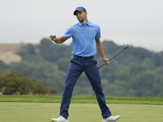 Video: Warriors Steph Curry golfs at the Ellie Mae Classic - Golden State  Of Mind