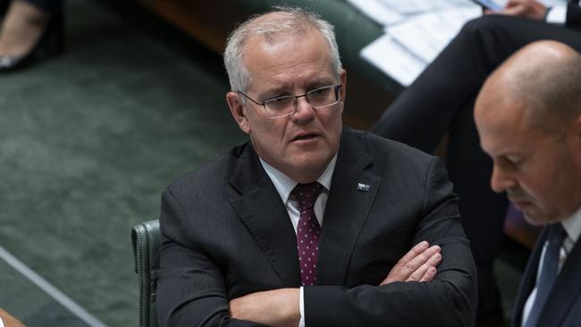 Prime Minister Scott Morrison says the union behind Sydney’s train strikes is being ‘disrespectful’ to fellow citizens. Picture: NCA NewsWire / Martin Ollman