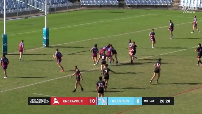 NRL Schoolboy Cup: Hills Sports High v Endeavour Sports High Highlights