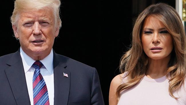 Donald and Melania Trump. Picture: AFP.
