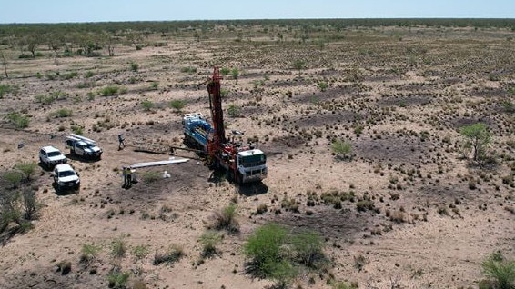 Drilling on a different vanadium project near Julia Creek. (File picture)