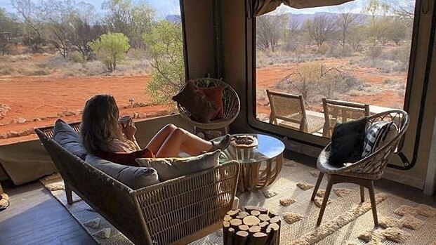 Glamping at Kings Canyon Resort. Picture: Instagram