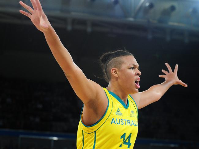 Liz Cambage caused a stir with her “whitewashing” comments.
