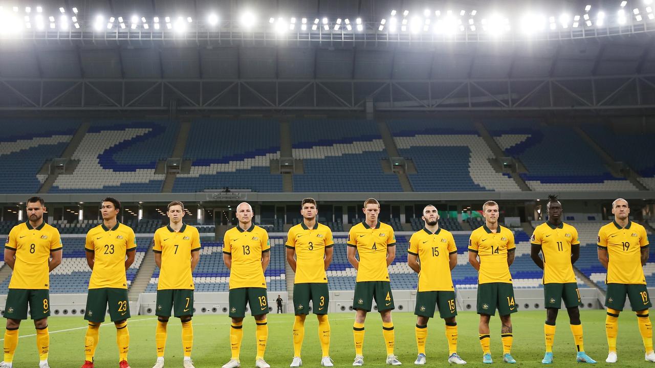 The Socceroos must win two sudden-death matches to qualify for this year’s World Cup. Picture: Mohamed Farag/Getty Images