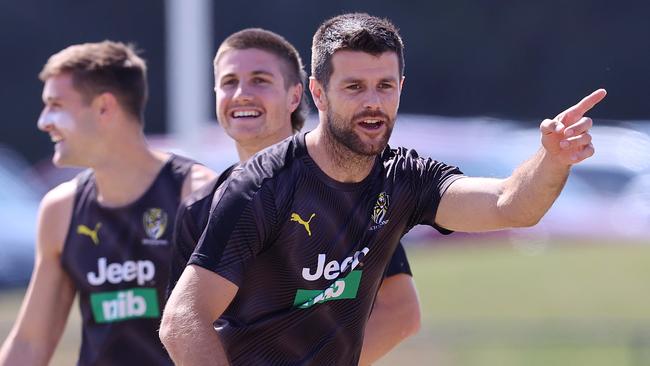 Richmond’s Trent Cotchin has been applauded by his club for staying in the hub.