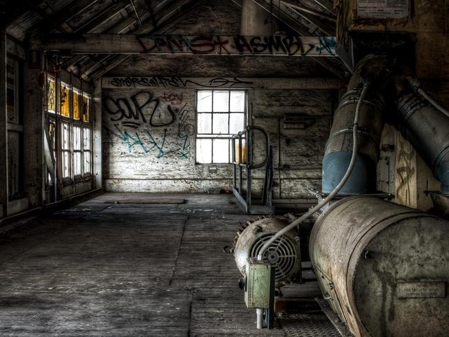 Brett Patman takes photos of abandoned buildings.