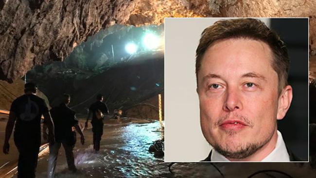 Elon Musk arrived at the Thai cave rescue site mid-way through the rescue effort.