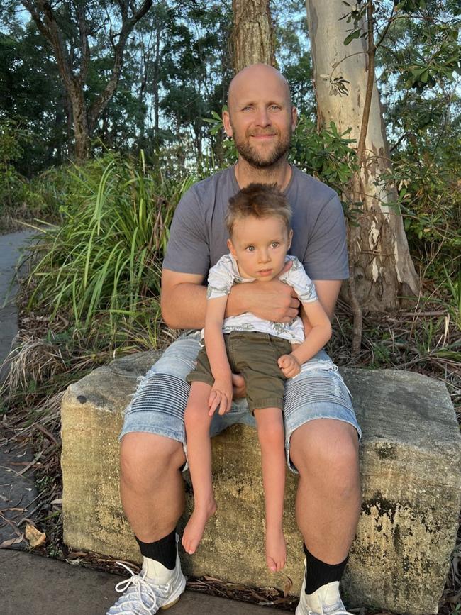 Gary and Levi Ablett. Picture: Supplied