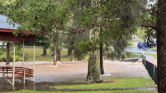 Toowoomba flooding at Lake Annand on Thursday, December 21, at Picture: Will Hunter