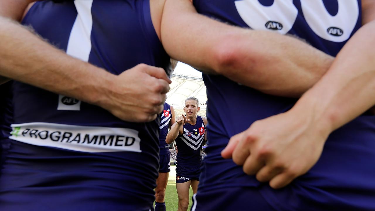 A Fremantle official has been accused of inappropriate behaviour. Photo: Will Russell/AFL Media/Getty Images