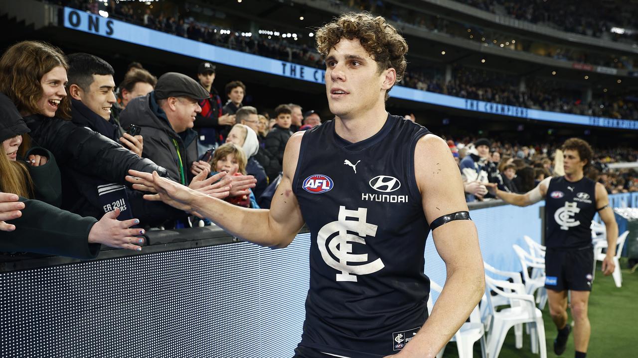 The Blues look likely to finish fifth and lock in a home elimination final. Picture: Getty Images