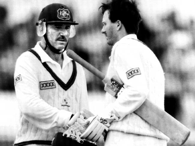 Allan Border (left) is a man who knows all about winning.