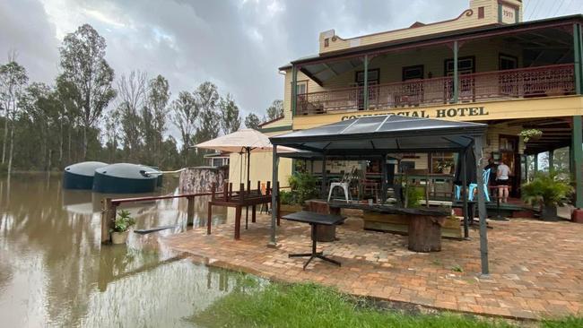 The pub was hit in the 2022 floods. Picture: The Northern Star