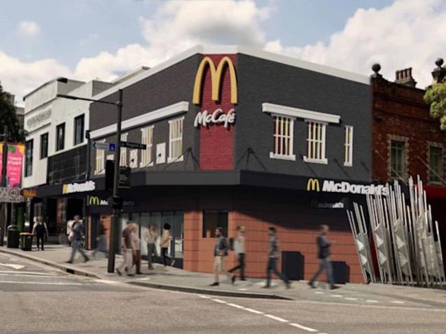 The proposed McDonald’s would have been situated on the corner of Redfern and Regent Streets. Picture: City of Sydney