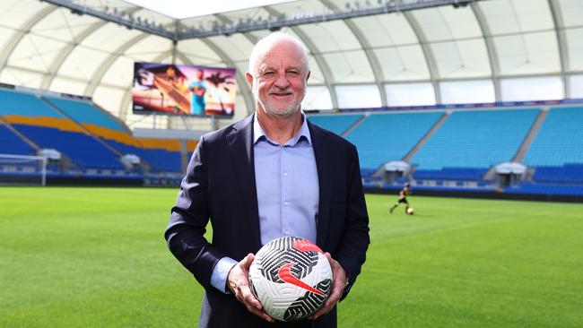 Socceroos coach Graham Arnold on the Gold Coast (Photo by Chris Hyde/Getty Images for Football Australia)