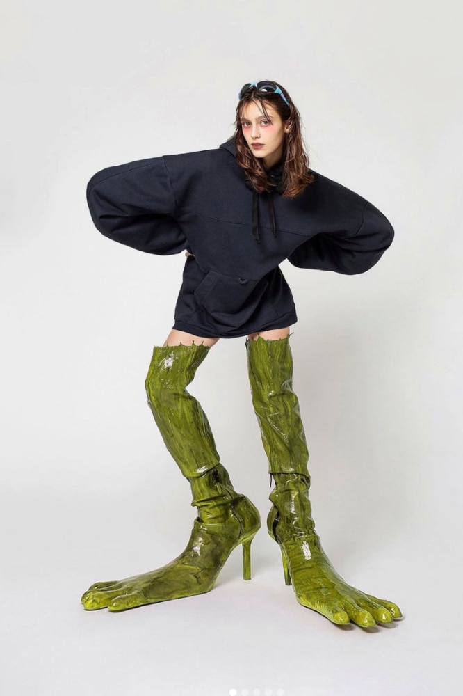 22 of the craziest weirdest and most impractical shoes to ever set foot on the runway Vogue Australia