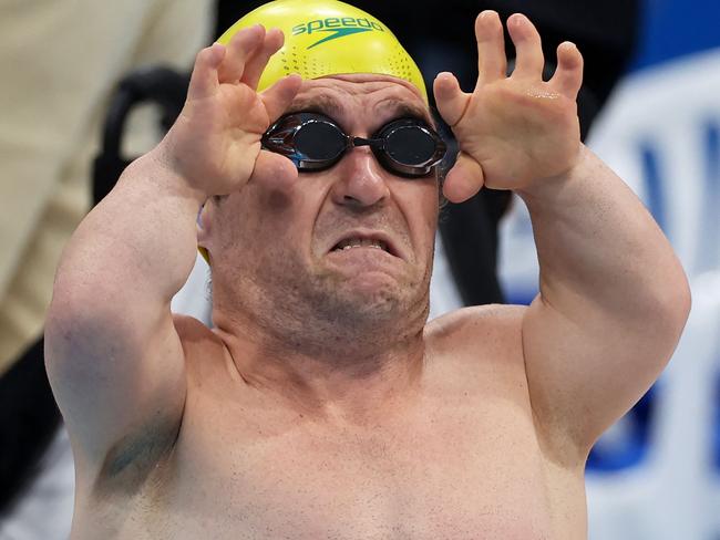 Scooter has claimed two medals in the pool. Picture: AFP