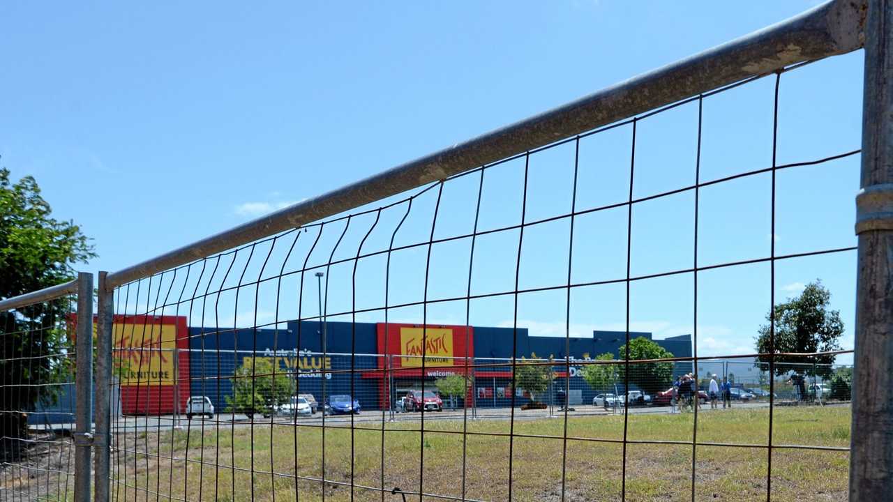 The new ALDI store is to be built on vacant land next to Fantastic Furniture on Gladstone Road. Picture: Chris Ison ROK160217caldi4
