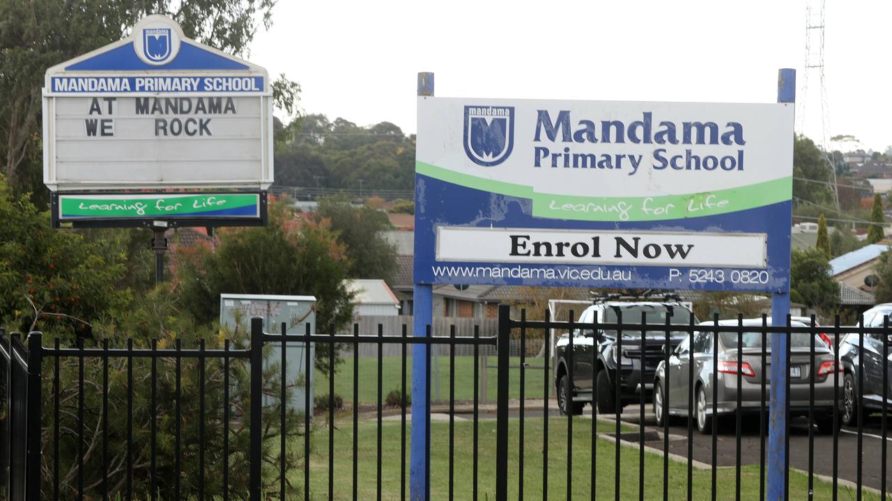 Mandama Primary in Grovedale. Picture: Alison Wynd