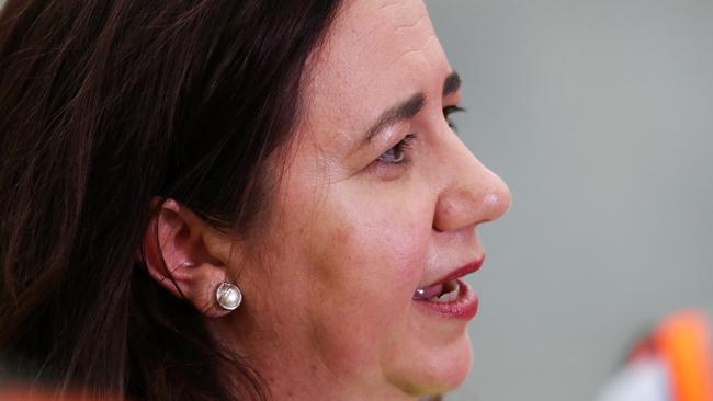 Premier Annastacia Palaszczuk says the fast train proposal is a case of the Federal Government trying to “tell Queensland what is good for Queensland”. Picture: Nigel Hallett