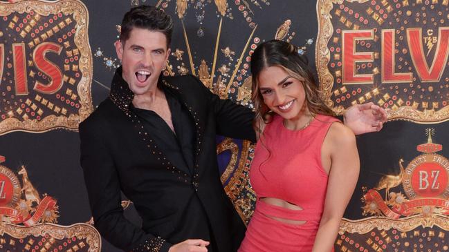 Scott Tweedie and Avneesha at Australian premiere of ‘Elvis’ at Event Cinemas Pacific Fair, Broadbeach. Pic: Regina King