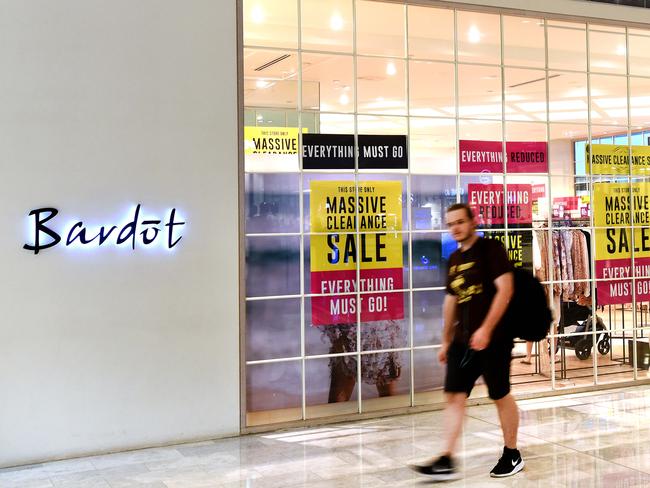 Bardot is in the process of shutting 58 stores. Picture: AAP