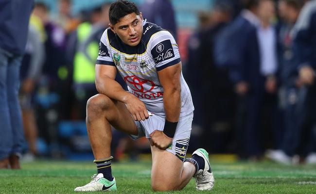 Jason Taumalolo had a quiet game in the NRL grand final.
