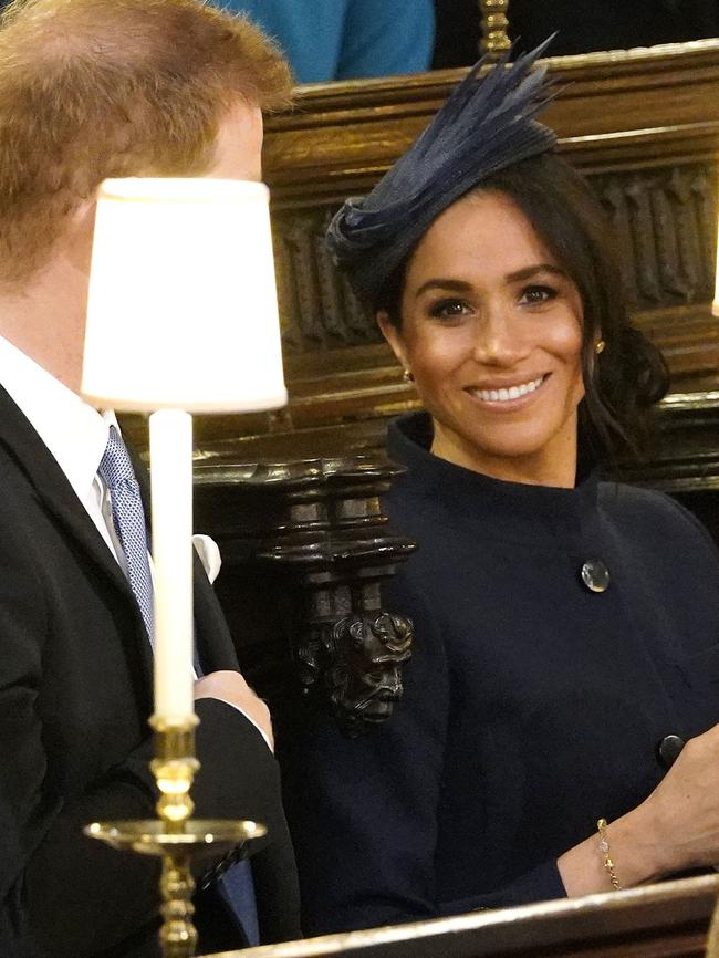 The couple were all smiles. Picture: Getty