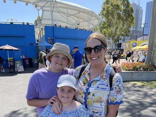 Helen, Stella and Hazel James. Picture: Athos Sirianos