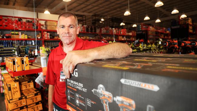 Bunnings facility manager Brendan O’Boyle at the Pimpama store. Picture: Scott Powick