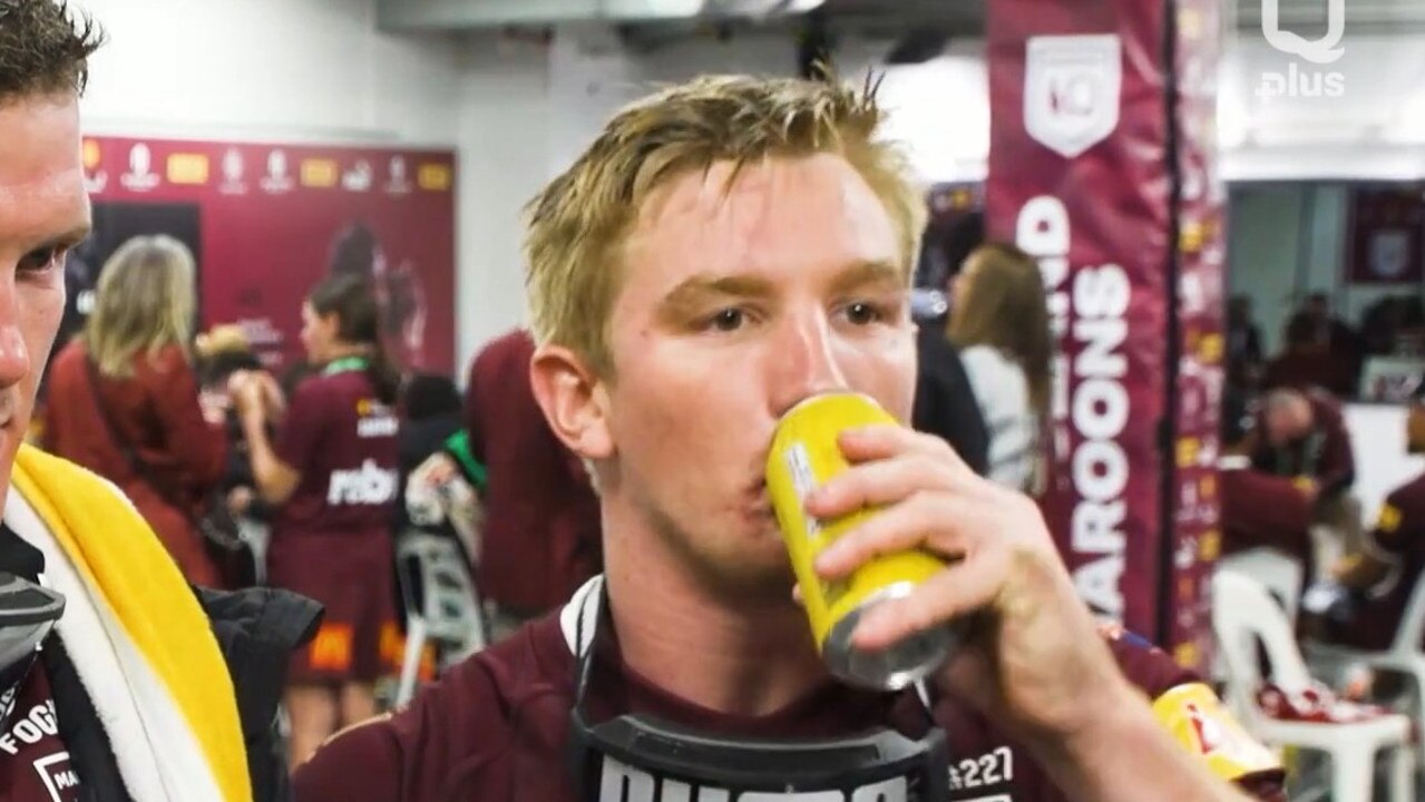 Tom Dearden was one of the MVPs of the celebrations. Photo: Queensland Rugby League