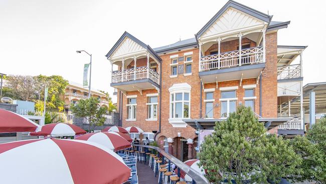 The recently renovated historic Normanby Hotel in Red Hill. Picture: AAP/Richard Walker