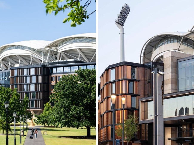 Adelaide Oval is home to Australia's first stadium hotel