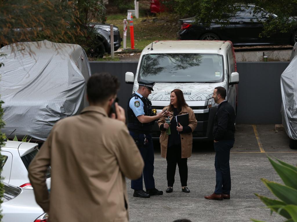 Protestors have begun to gather outside Kiis FM headquarters in North Ryde to protest against comments Kyle Sandilands made about Christians and the Virgin Mary. Picture: David Swift.