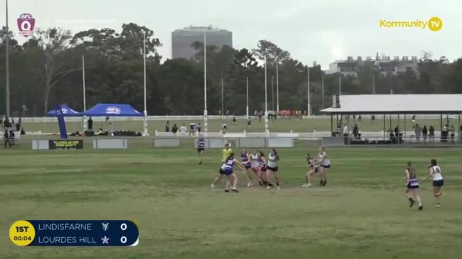 Replay: AFL Queensland Schools Cup SEQ quarter finals - Lindisfarne Anglican Grammar School v Lourdes Hill College (Senior Female)