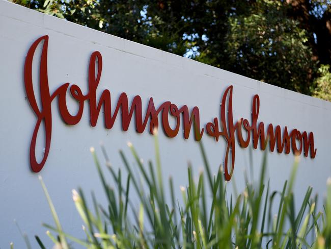 SYDNEY, AUSTRALIA - NewsWire Photos APRIL, 13, 2021: Signage is seen at the Johnson & Johnson HQ in North Ryde, Sydney. Picture: NCA NewsWire/Bianca De Marchi