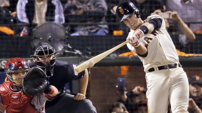 San Francisco Giants' hitter Buster Posey.