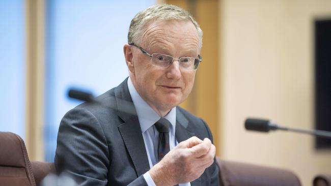 RBA Governor Dr Philip Lowe apologised for saying interest rates wouldn’t rise until 2024. Picture: NCA NewsWire / Gary Ramage