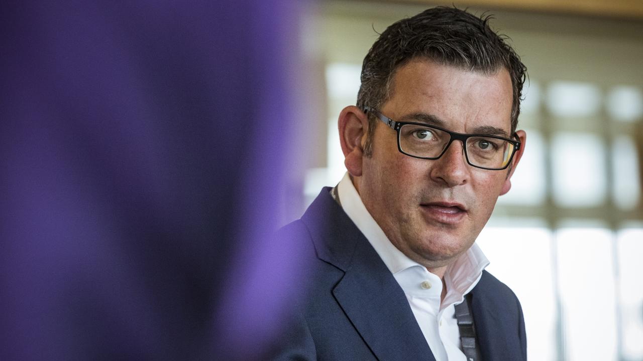 Premier Daniel Andrews has ruled out using home quarantine. Picture: NCA NewsWire / Chris Hopkins