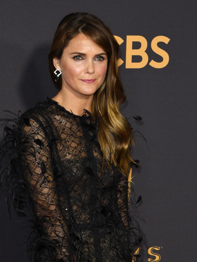 Keri Russell arrives at 69th Emmy Awards. Picture: AFP