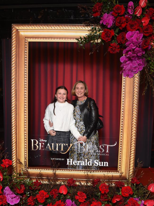 Opening night: Beauty and The Beast at Her Majestys Theatre, Melbourne. Picture: Josie Hayden