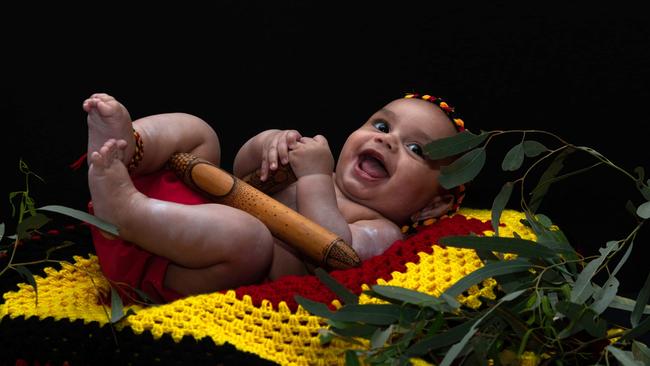 The Territory’s cutest baby Junior Hewitt Ockerby. Picture: George Williams