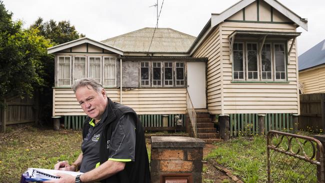 David Pemberton wants council to reconsider the decision to deny permission to demolish a house on Hume Street. Picture: Kevin Farmer