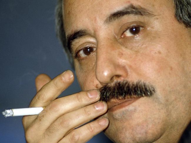 Giovanni Falcone, a judge, was killed in a roadside explosion in 1992. Picture: Getty Images