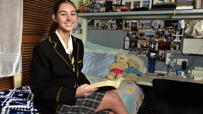 Townsville Grammar School 2020 boarder Eliza Keats, from Julia Creek. Photo: Matt Taylor.